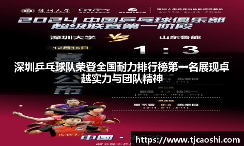 深圳乒乓球队荣登全国耐力排行榜第一名展现卓越实力与团队精神