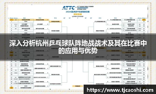 深入分析杭州乒乓球队阵地战战术及其在比赛中的应用与优势