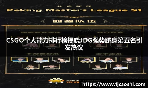 CSGO个人能力排行榜揭晓JDG强势跻身第五名引发热议