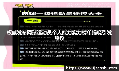 权威发布网球运动员个人能力实力榜单揭晓引发热议