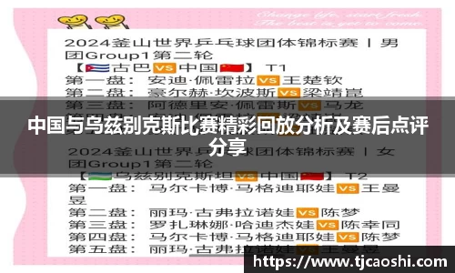 中国与乌兹别克斯比赛精彩回放分析及赛后点评分享